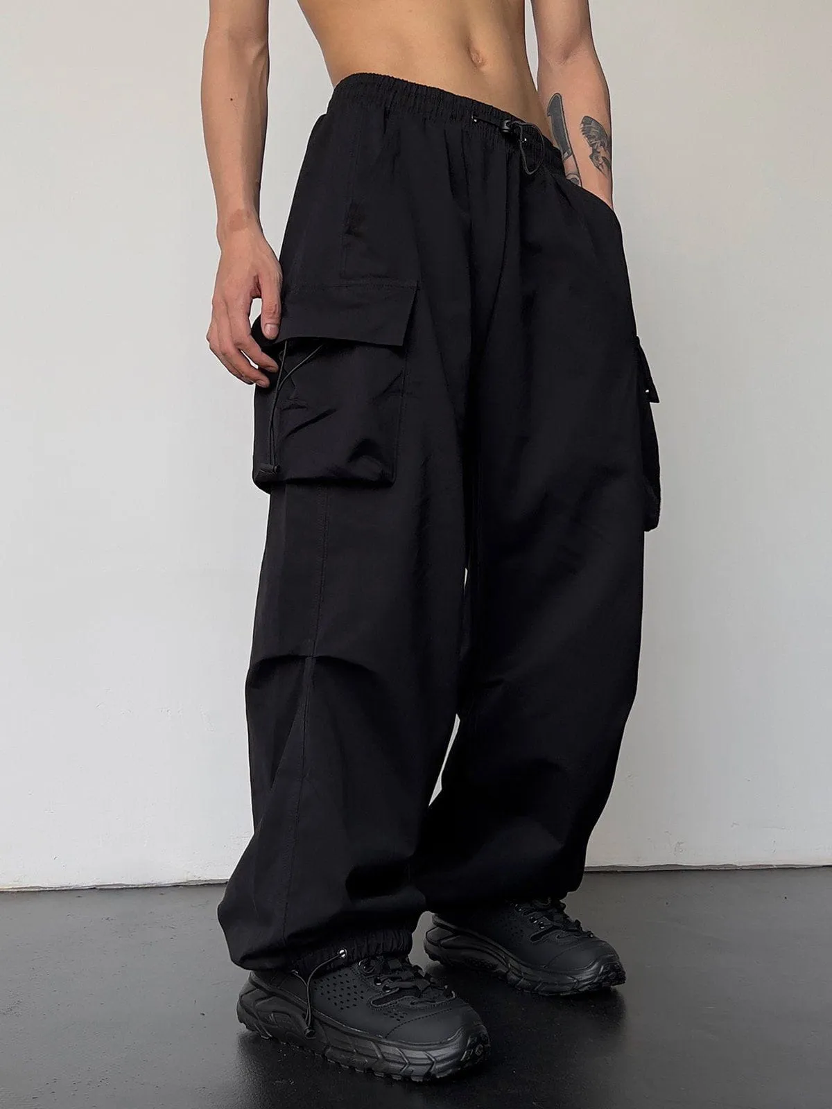 1984® - Multi-pocket Adjustable Drawstring Cargo Pants