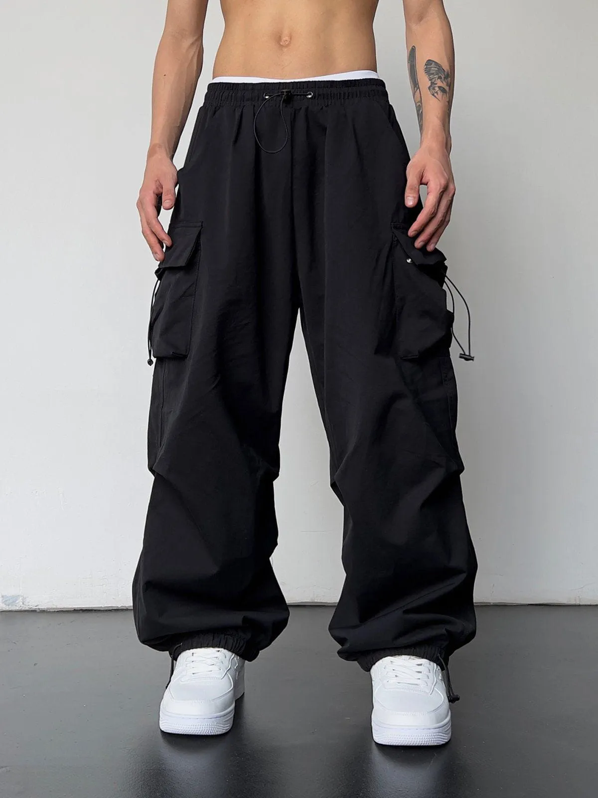 1984® - Multi-pocket Adjustable Drawstring Cargo Pants