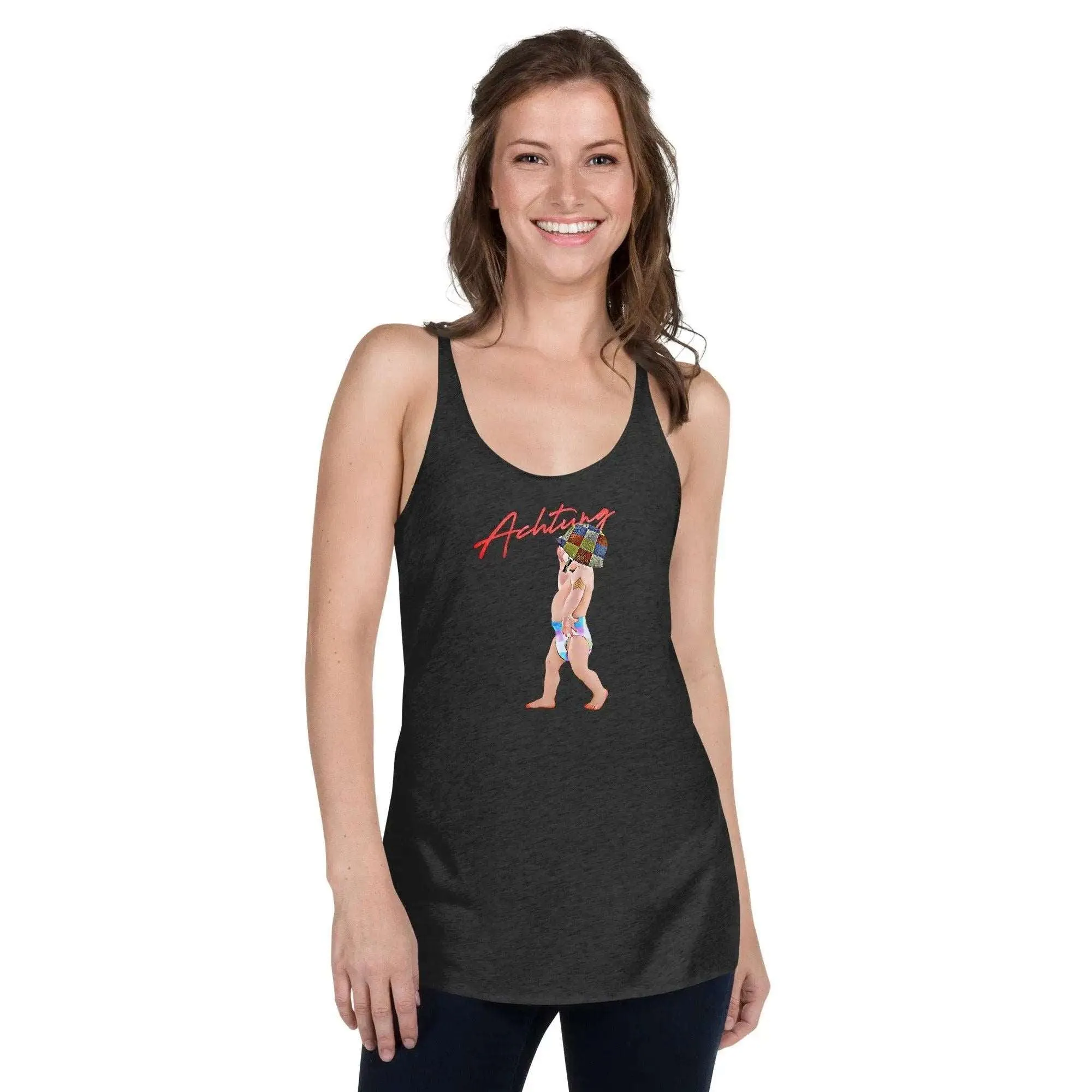 Achtung Baby Women's Racerback Tank