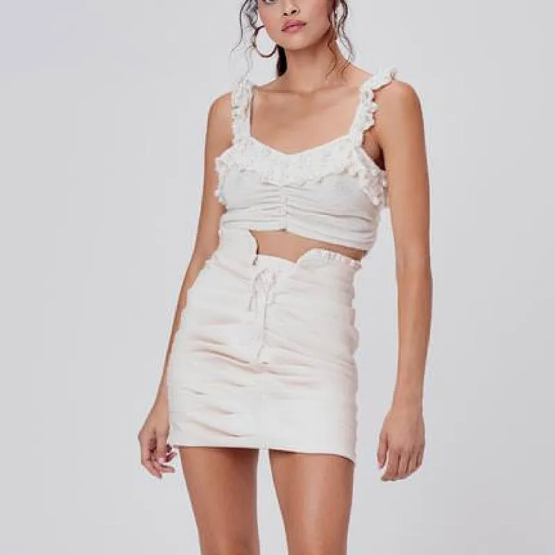 Afton Pleather Mini Skirt