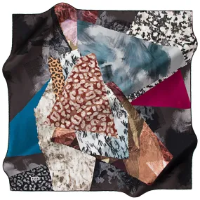 Aker A Modern Canvas Silk Scarf