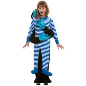 Alien Abduction Costume Child Blue