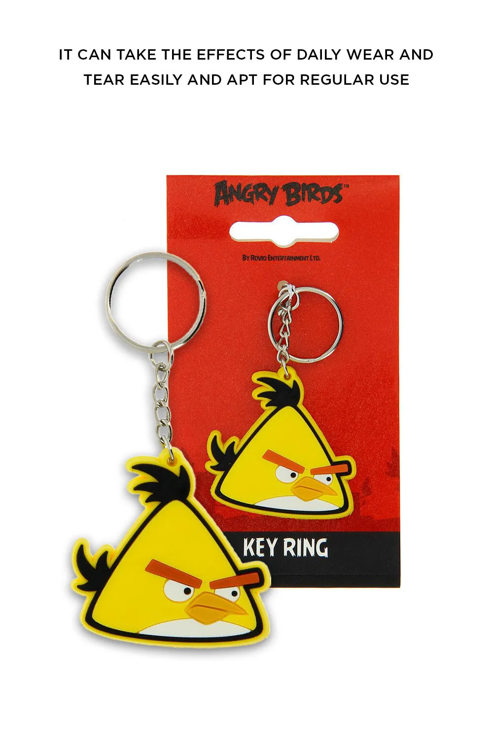 Angry Birds Yellow Key Ring