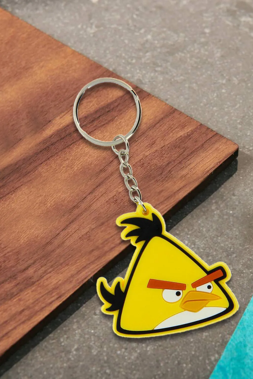 Angry Birds Yellow Key Ring