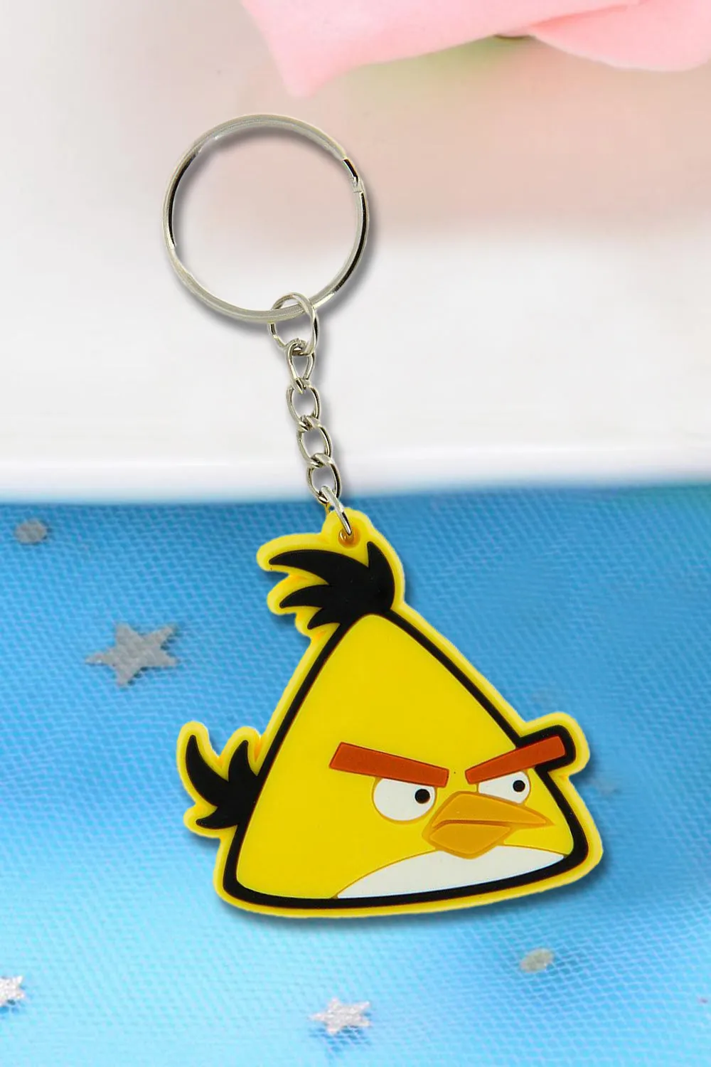 Angry Birds Yellow Key Ring