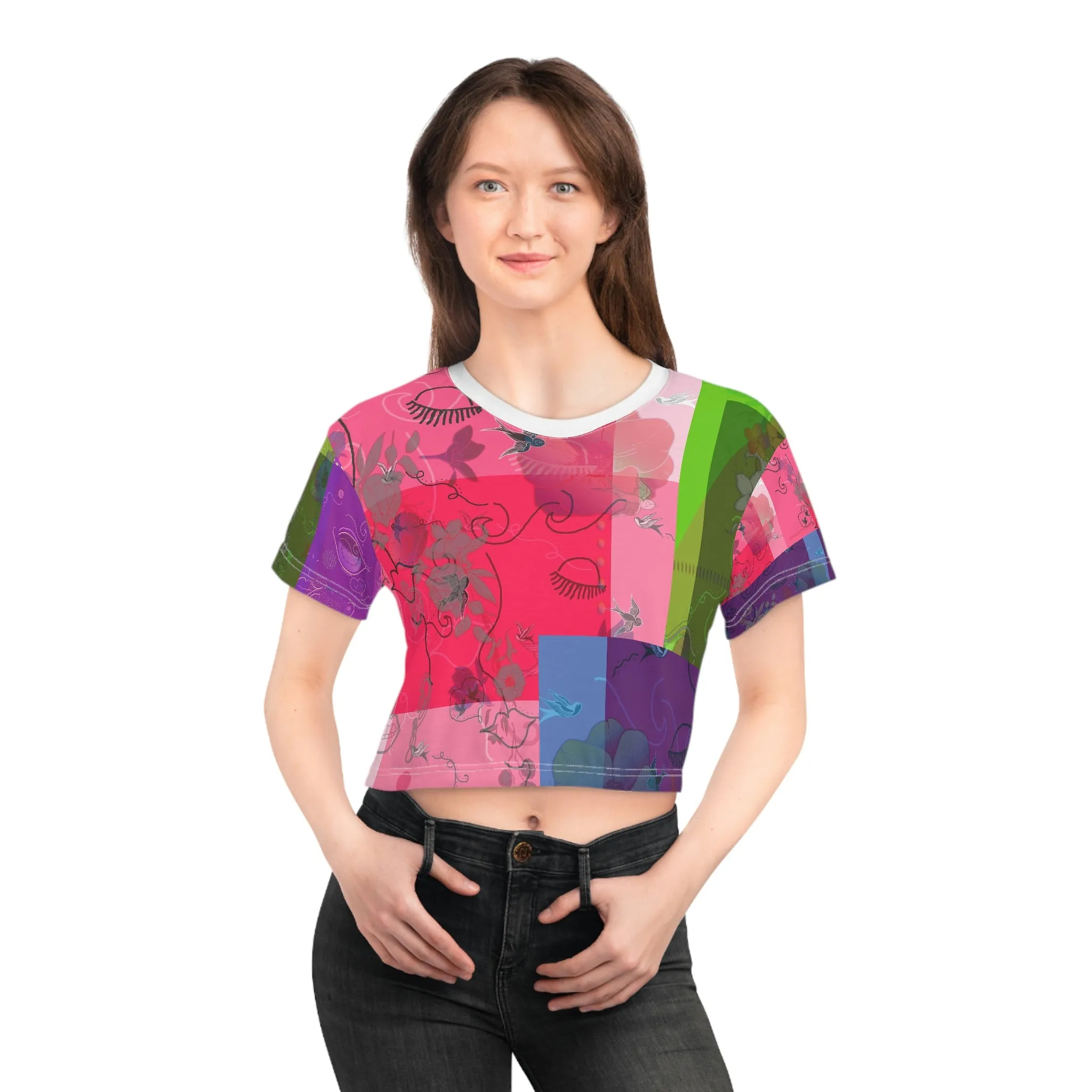 AOP Crop Tee TABITHA