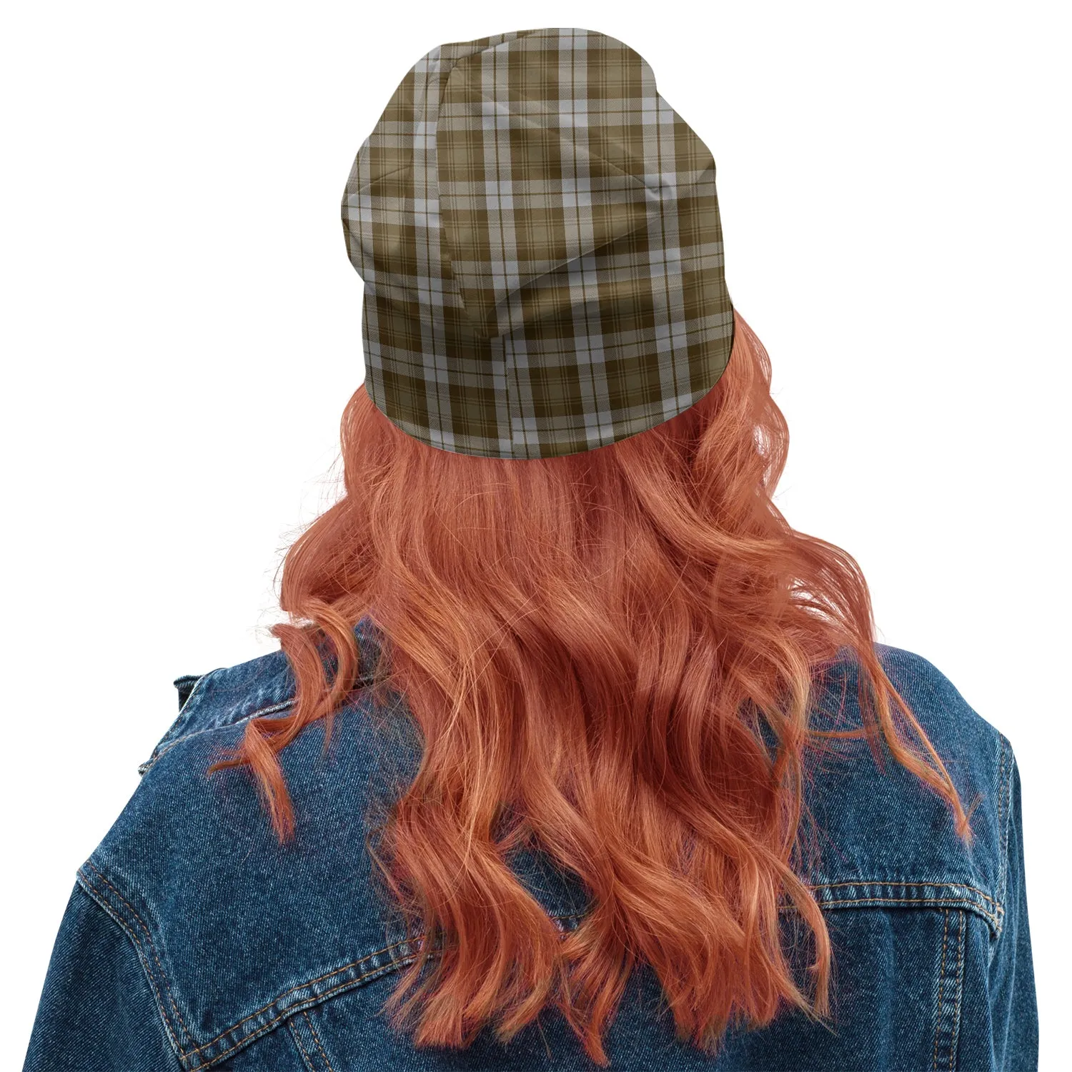 Baillie Dress Tartan Beanies Hat with Family Crest