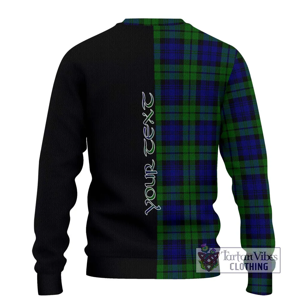 Bannatyne Tartan Ugly Sweater with Family Crest and Half Of Me Style