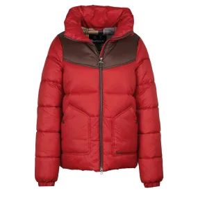 Barbour Womens Belford Quilted Jacket Dark Red / Mahogany Dress