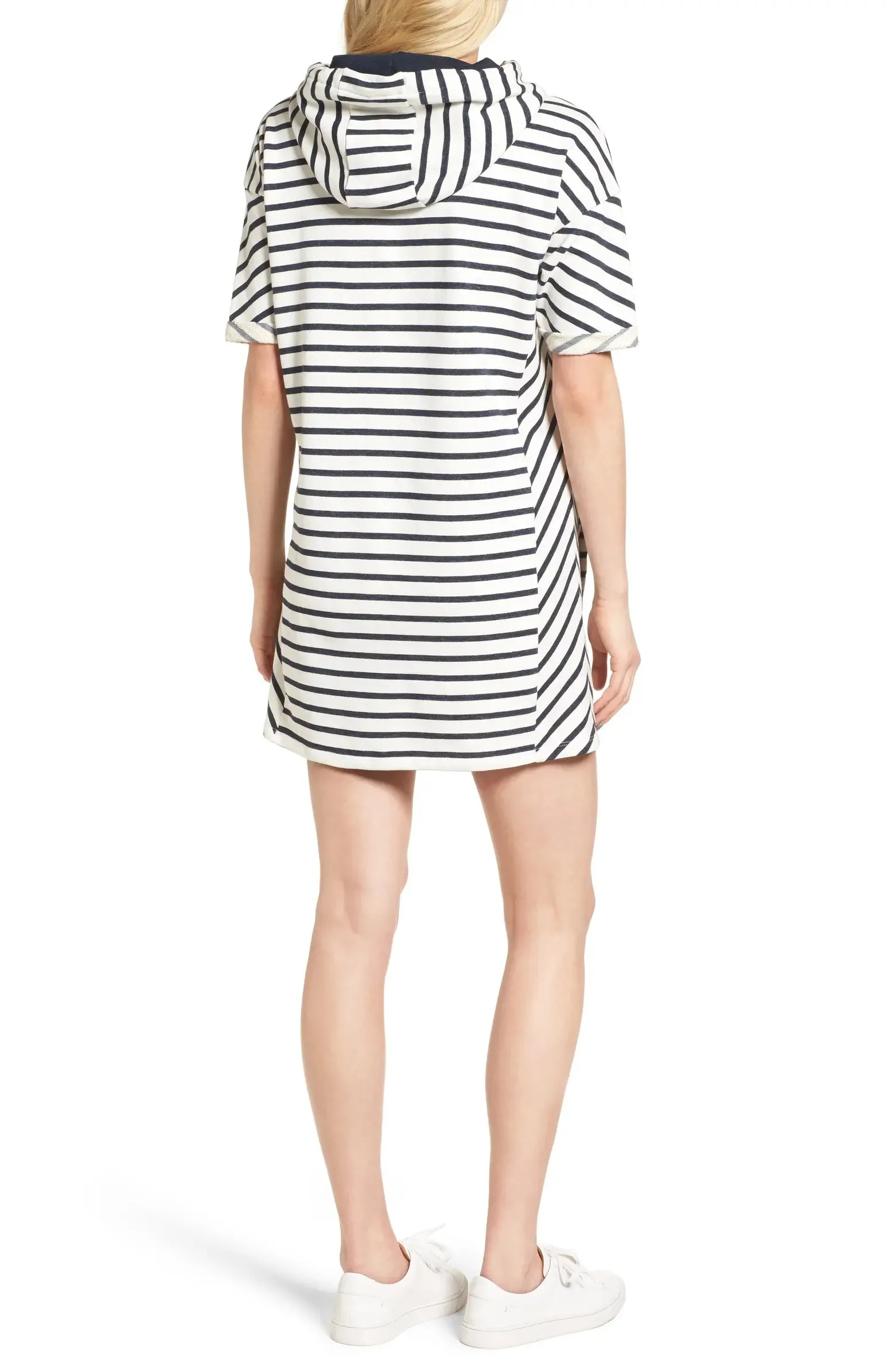 Barbour Women's Dive Stripe Terry Hooded Dress