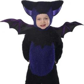 Bat Costume Kids Black Purple