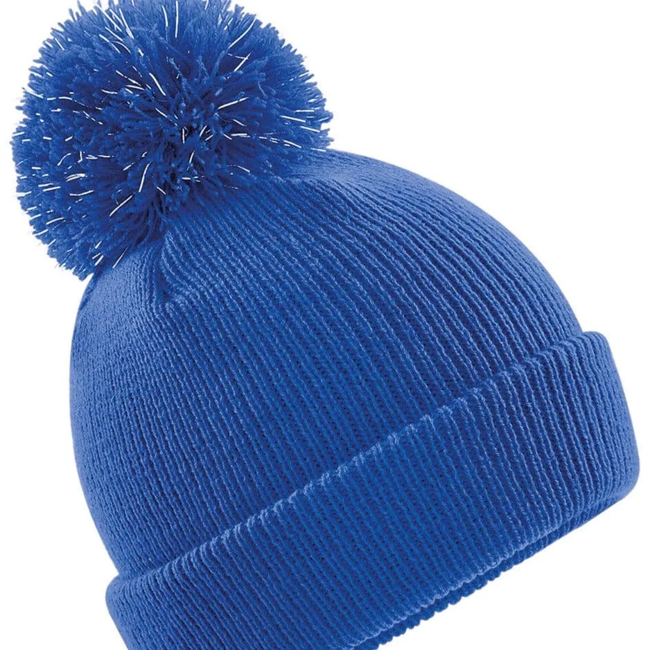 Beechfield Junior Reflective Bobble Beanie