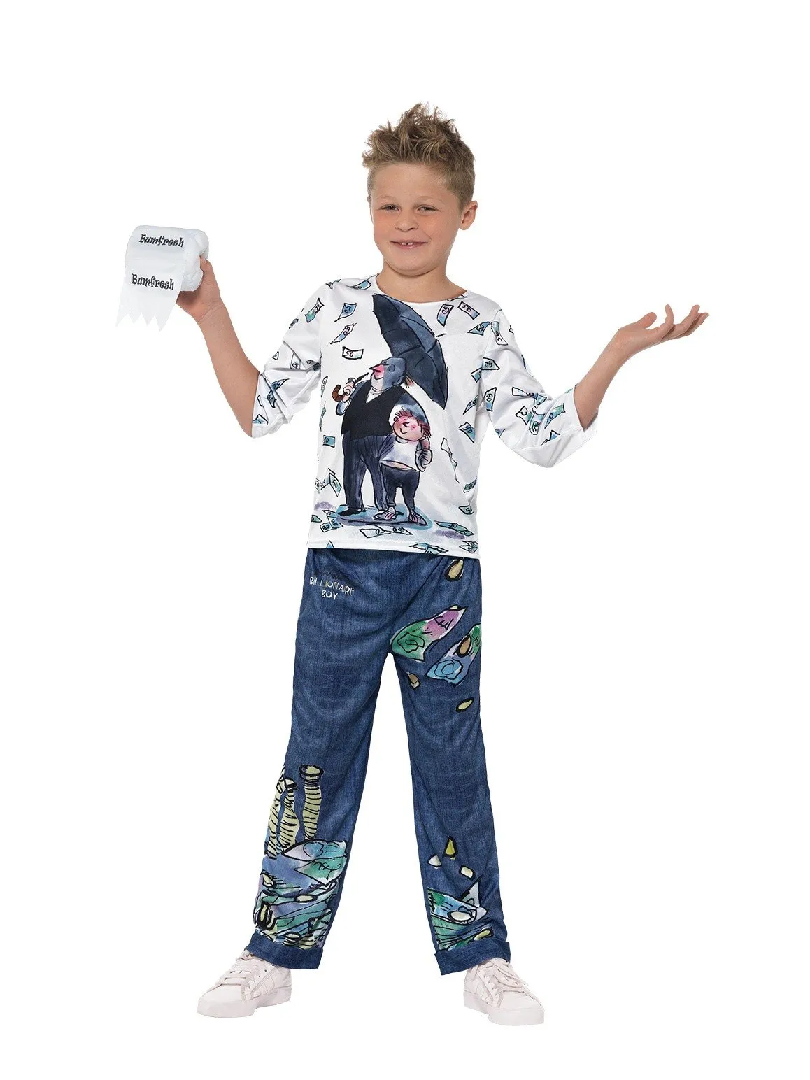 Billionaire Boy David Walliams Deluxe Costume for Children