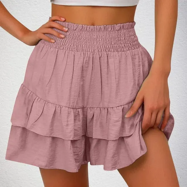 Boho Casual Mini Skirt