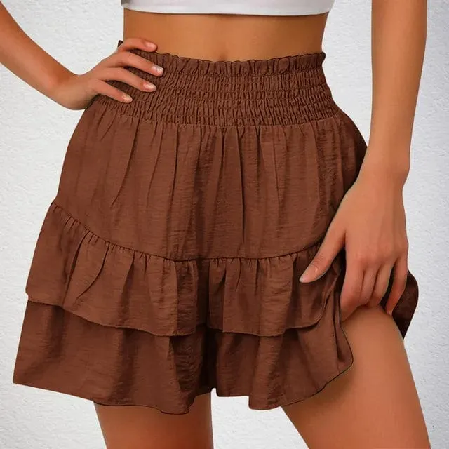 Boho Casual Mini Skirt