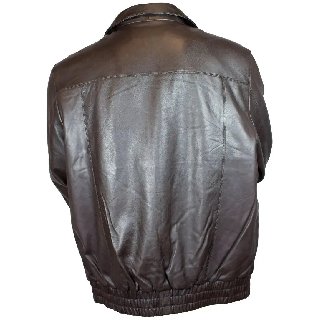 BOL Men's Ting Bomber Lambskin Leather Jacket