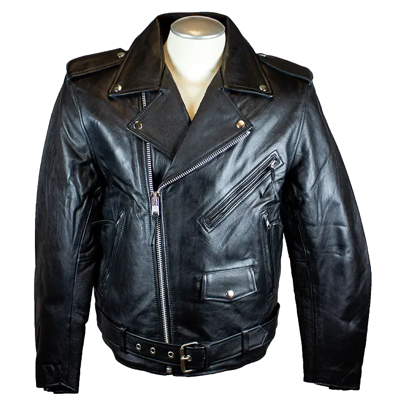 BOL/Open Road Men's Motorcycle Leather Jacket