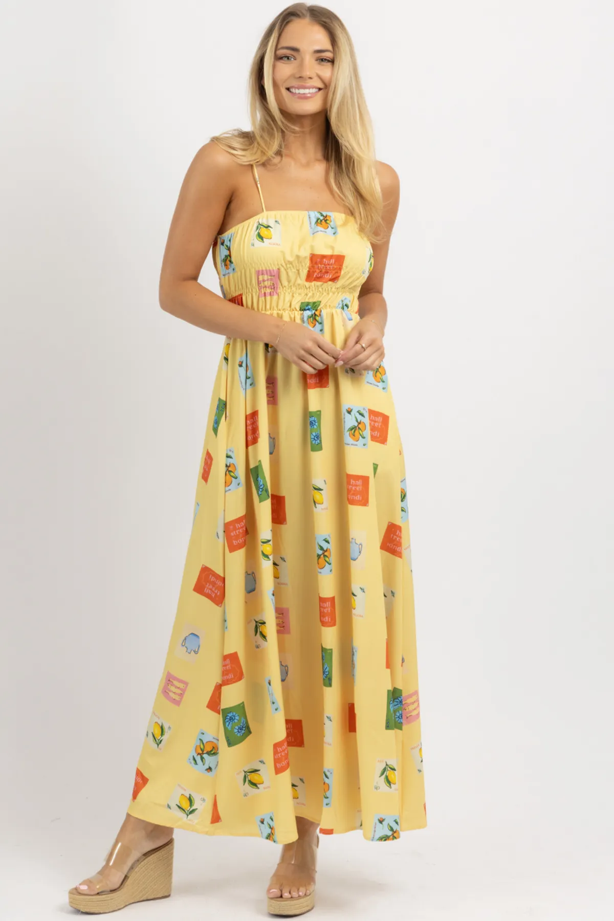 BONDI SMOCK MAXI DRESS