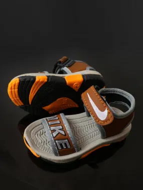 BSD35 Newborn Boys Sandal 3Mth - 15Mth NK Brown