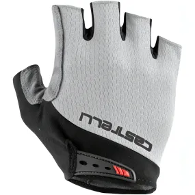 Castelli Entrata V Fingerless Cycling Gloves - White