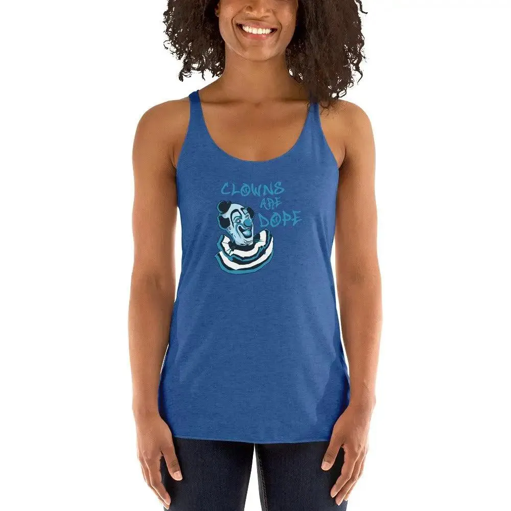 Clowns Are Dope Women's Racerback Tank