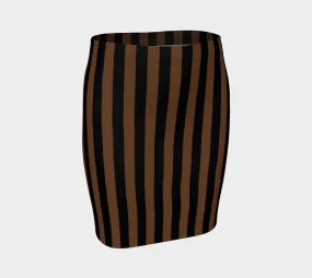 Coco Striped Fitted Skirt