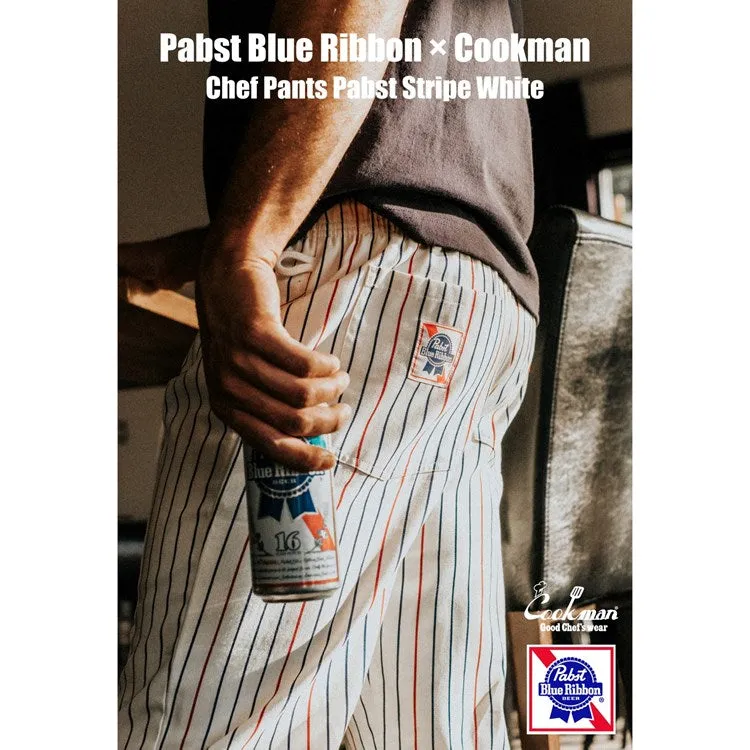 Cookman Chef Pants - Pabst Stripe : White