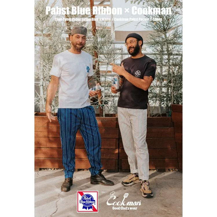 Cookman Chef Pants - Pabst Stripe : White