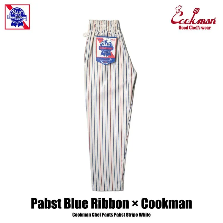 Cookman Chef Pants - Pabst Stripe : White