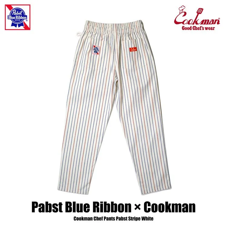 Cookman Chef Pants - Pabst Stripe : White