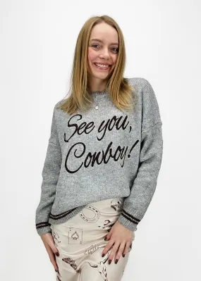 Cowboy Graphic Sweater