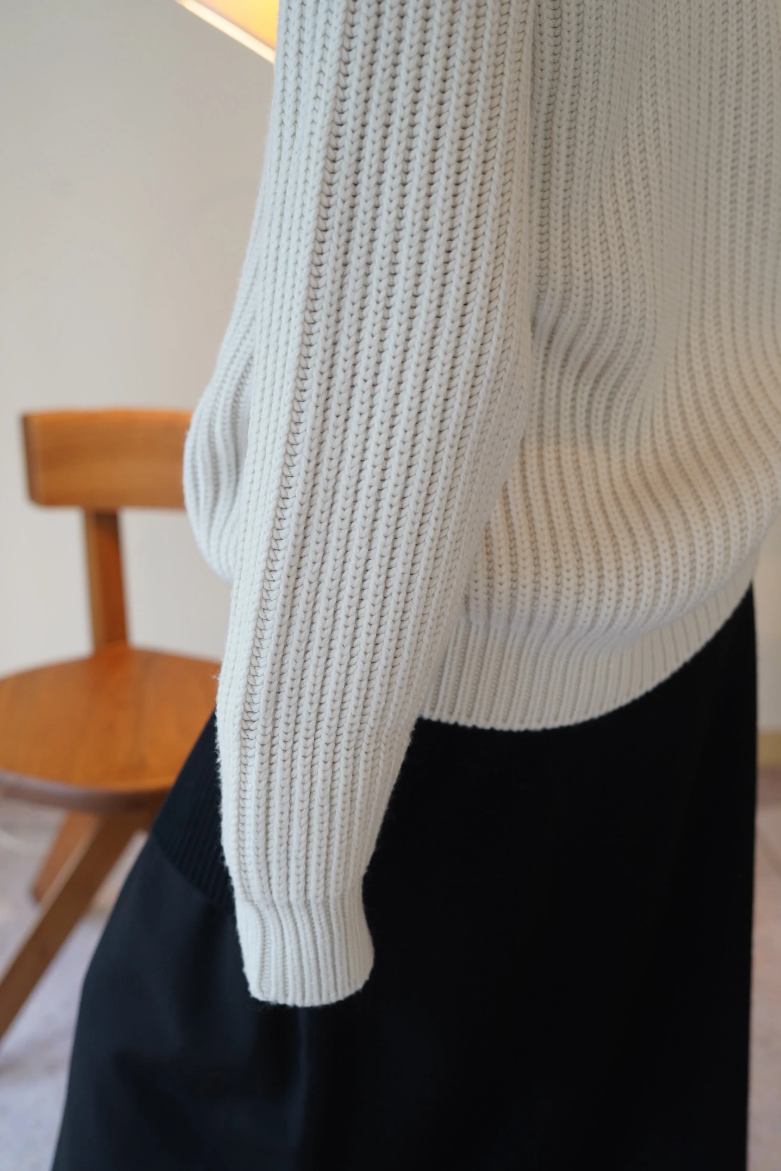 CRISTASEYA<br>RAGLAN 3YARNS MAXI SWEATER