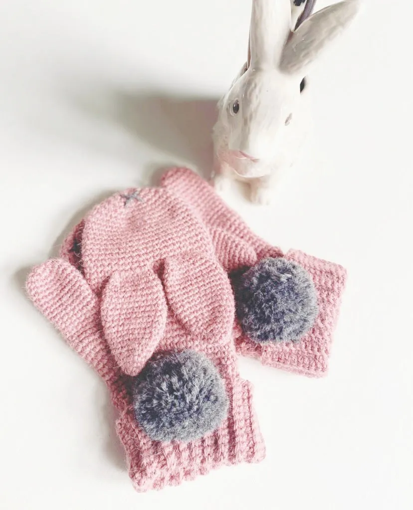 CROCHET PATTERN - Bunny Gloves