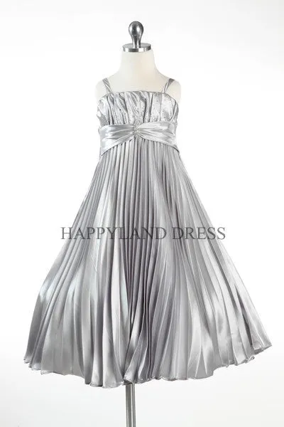 D4151 Satin Sparkle Long Dress (4 Diff. Colors)