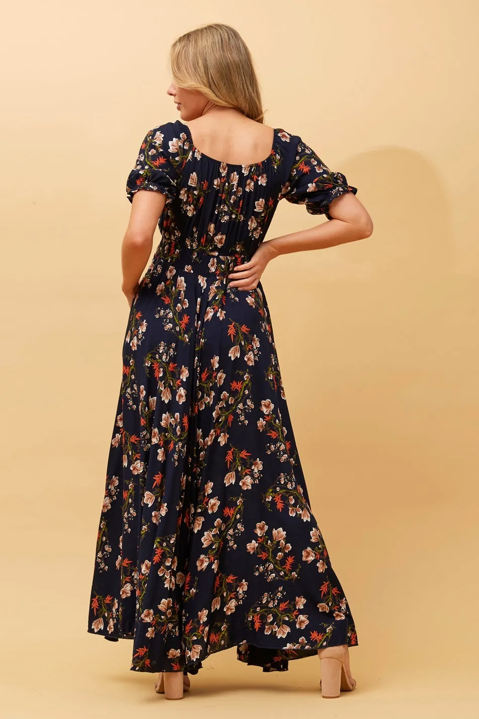 DAISY FLORAL MAXI DRESS