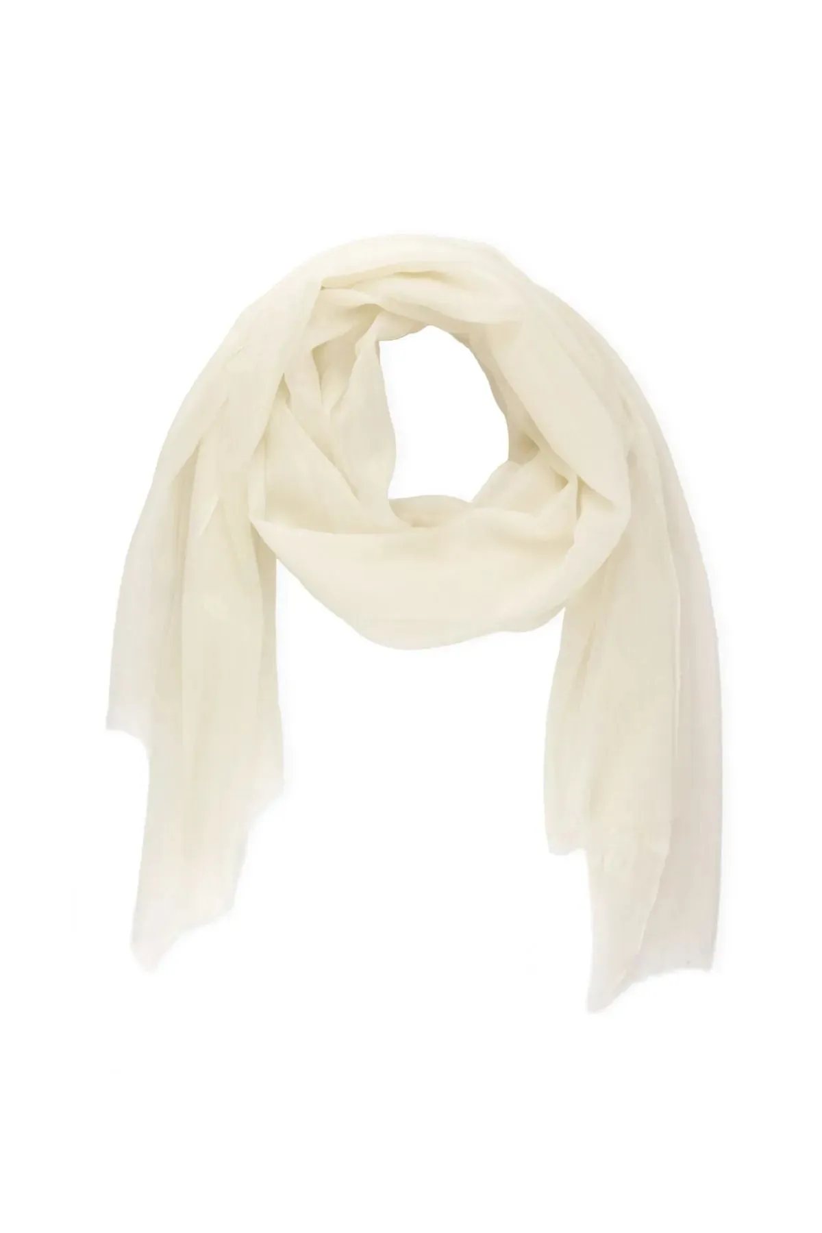 Delicate Solid Cashmere Scarf