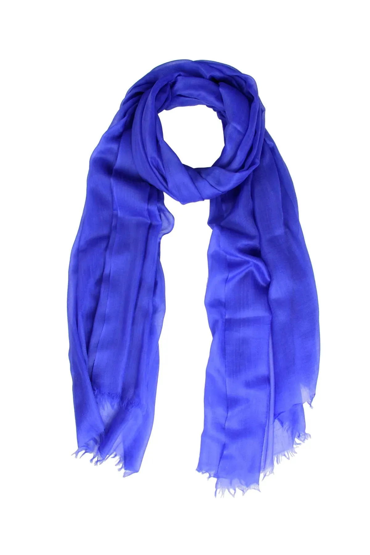 Delicate Solid Cashmere Scarf