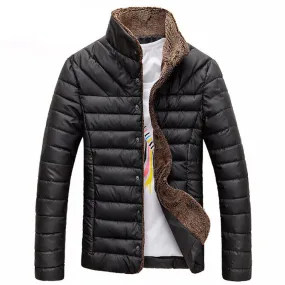 Down Winter Jacket with Furred Interior