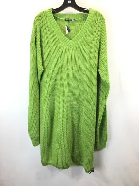 Dress Sweater By Boohoo Boutique In Green, Size: Xl