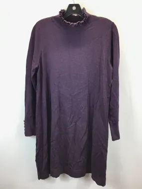 Dress Sweater By Loft In Purple, Size: Petite Large