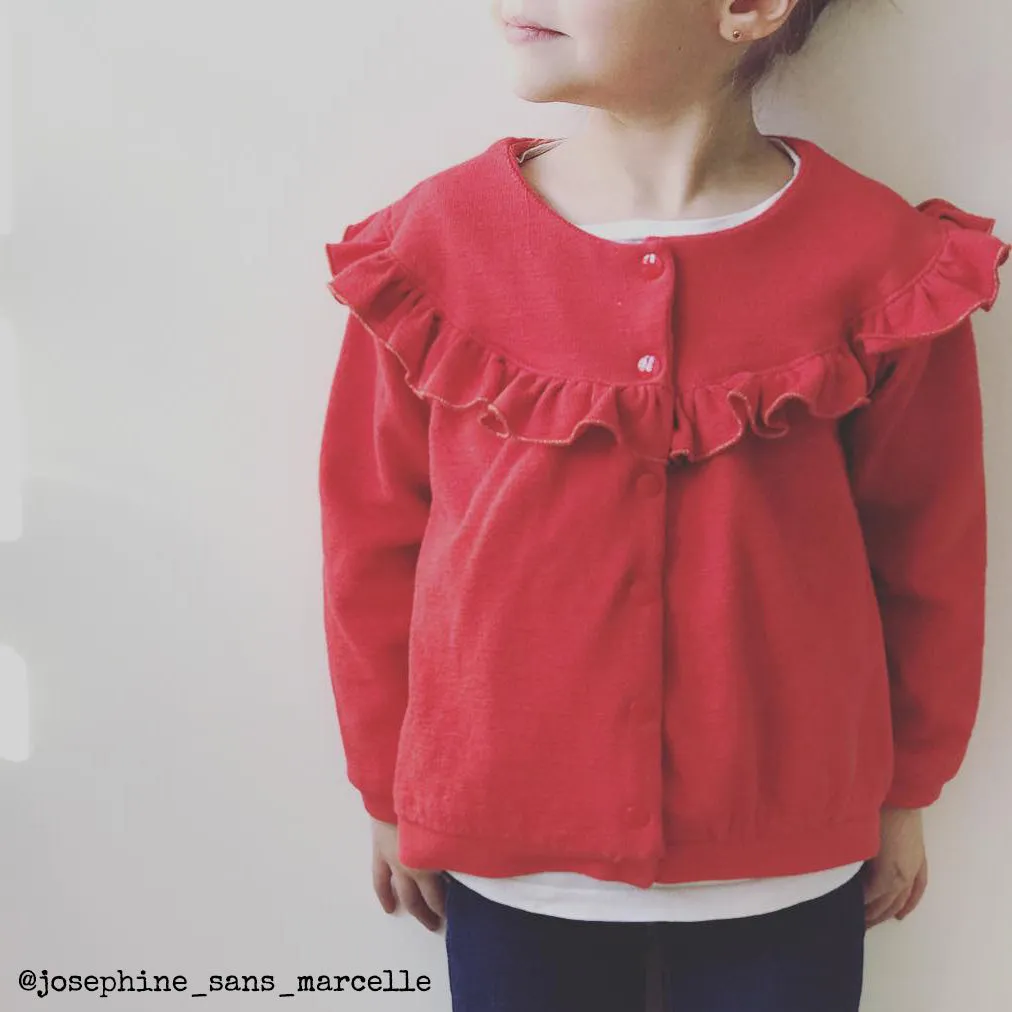 Duo for woman and kid IRMA cardigan/vest - paper sewing pattern