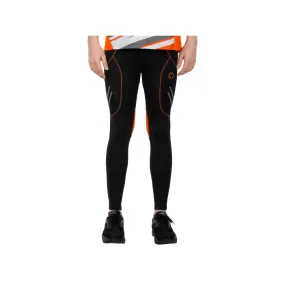 Firefox Full Length Leg Warmer - Black/Orange