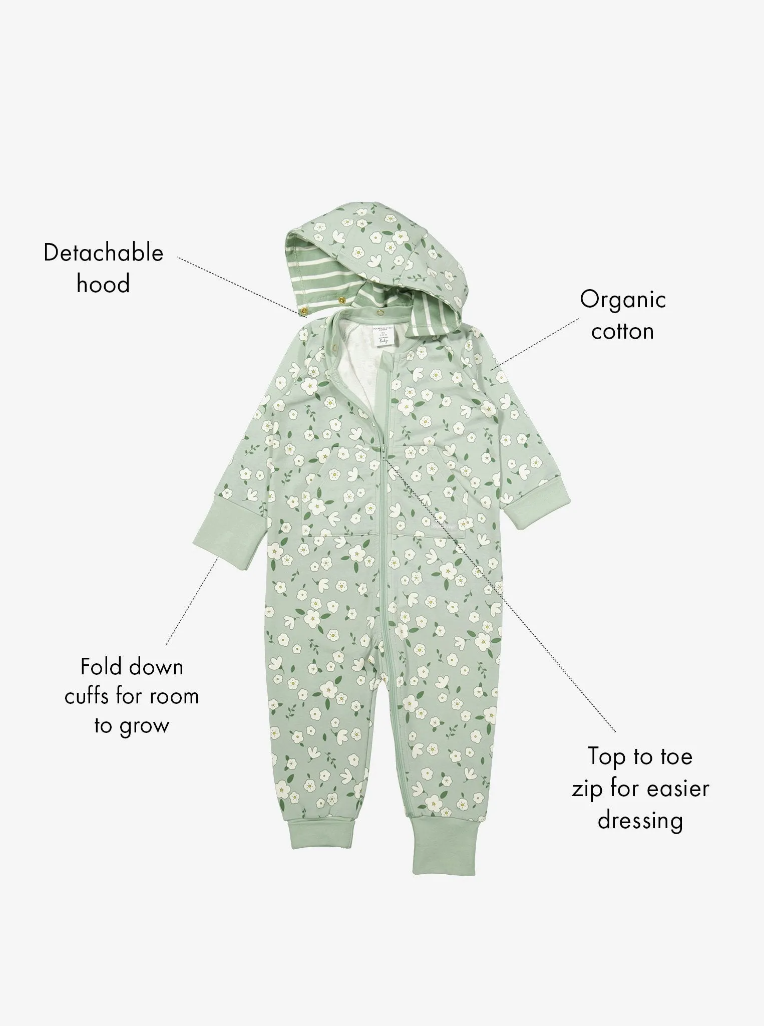 Floral Baby All-in-one