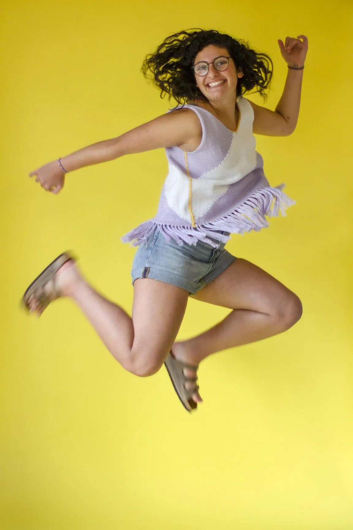 Flouncy Fringe Tank