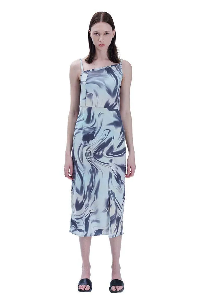 Fog Print Slip Dress