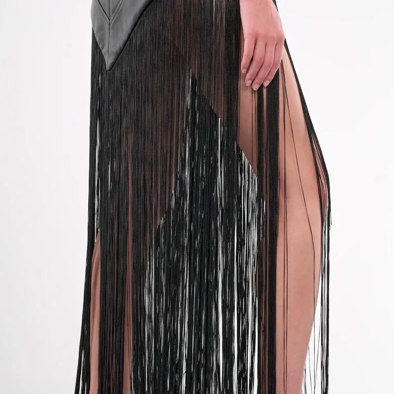 Fringe Dress - S - M