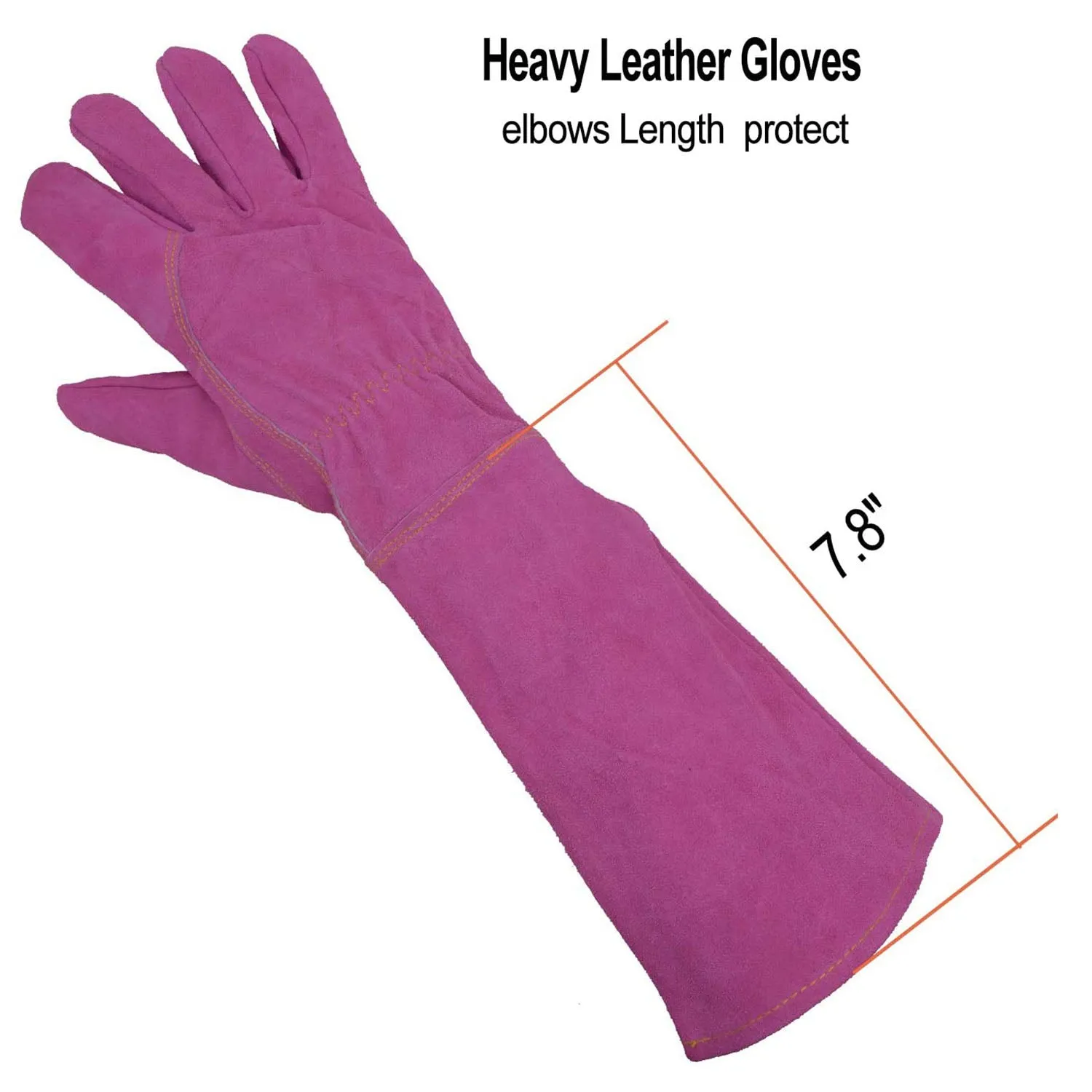 Handlandy Wholesale Ladies Gardening Gloves Thorn Proof Cowhide Gauntlet 508890 (120 Pairs)