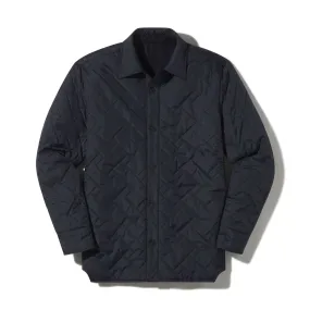 Insulated Reversible Shirt Jacket - Navy