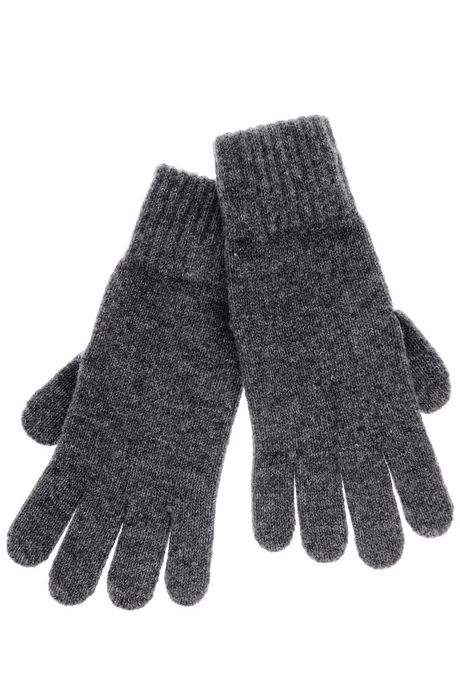 INVERNI FLORENCE Grey Cashmere Wool Women Gloves