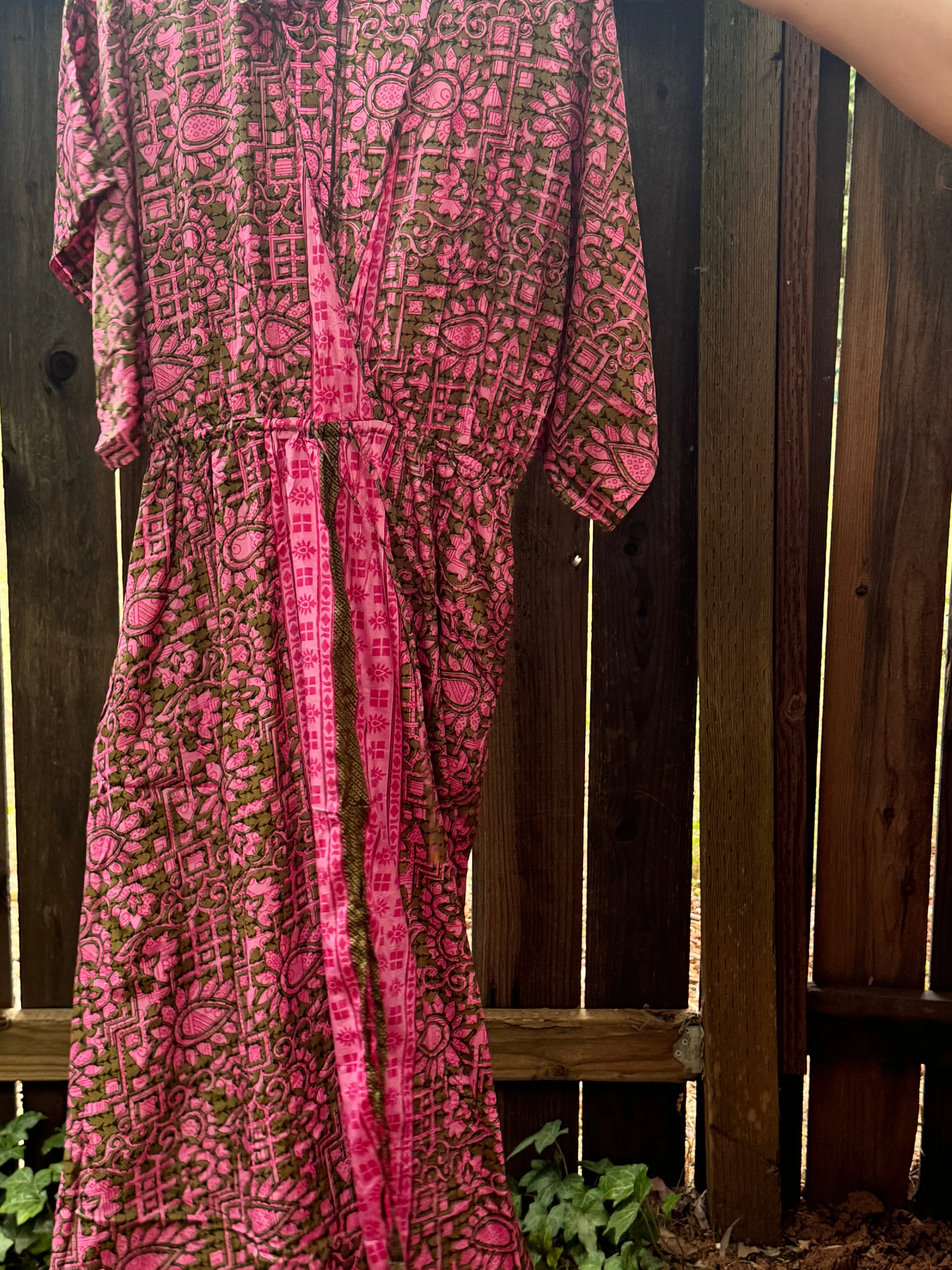 Isla Dress - L/XL - Pink Playful Beauty